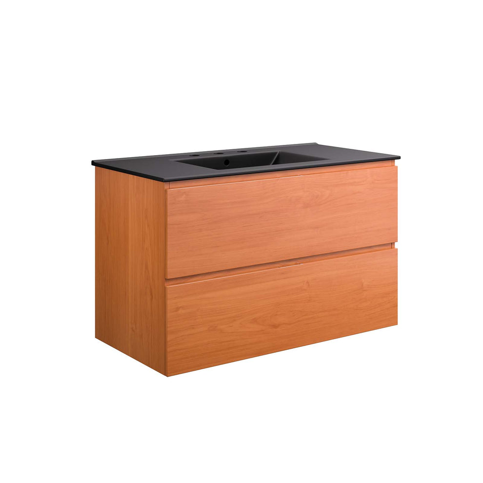 Scenic 36" Wall-Mount Bathroom Vanity By Modway - EEI-5813 | Bathroom Accessories | Modishstore - 1