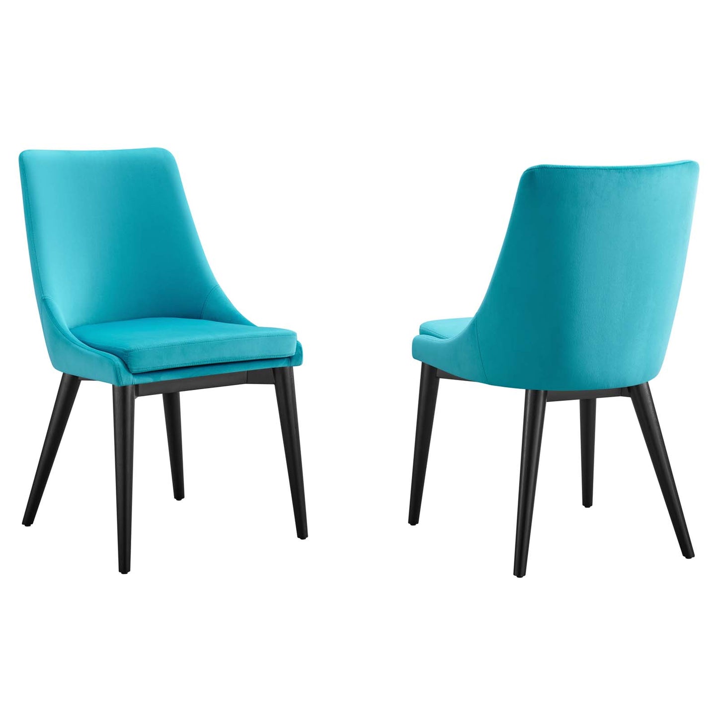 Viscount Accent Performance Velvet Dining Chairs - Set of 2 By Modway | Dining Chairs | Modishstore -10