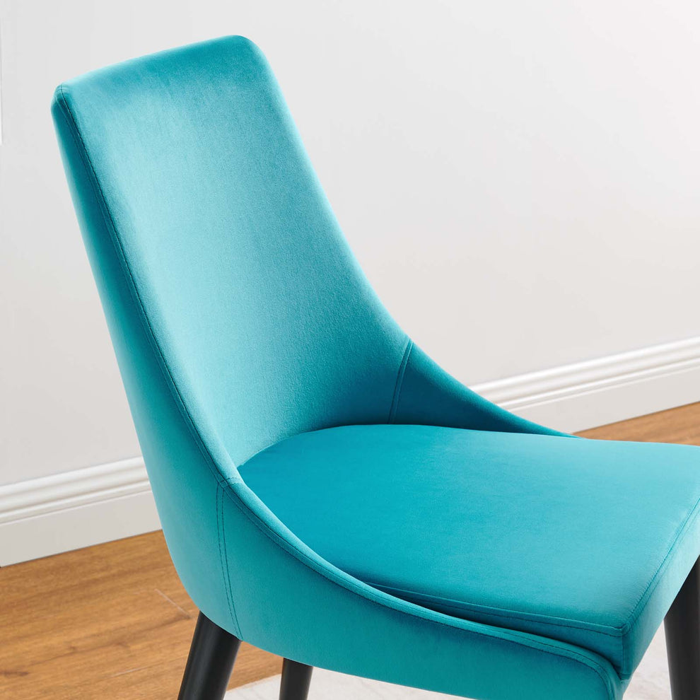 Viscount Accent Performance Velvet Dining Chairs - Set of 2 By Modway - EEI-5816 | Dining Chairs | Modishstore - 11