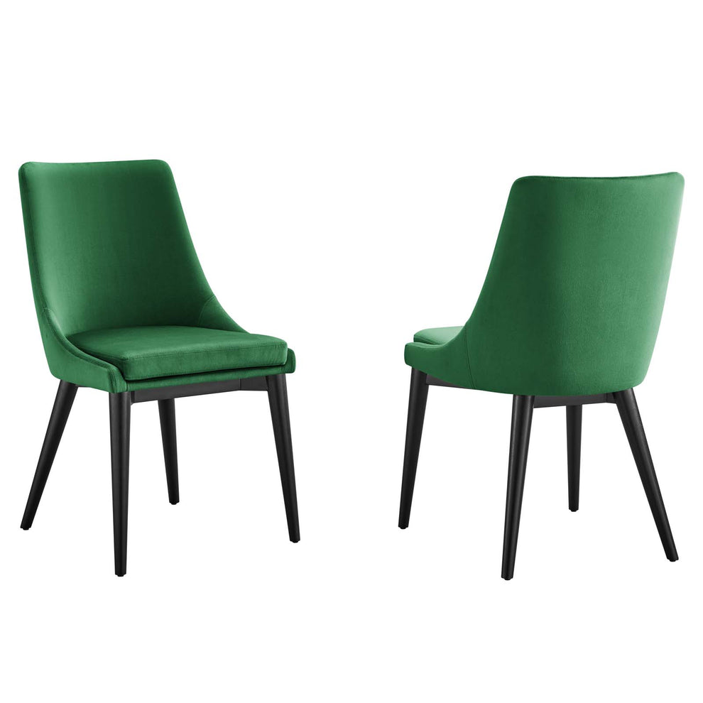 Viscount Accent Performance Velvet Dining Chairs - Set of 2 By Modway - EEI-5816 | Dining Chairs | Modishstore - 34