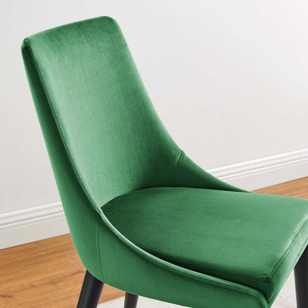 Viscount Accent Performance Velvet Dining Chairs - Set of 2 By Modway - EEI-5816 | Dining Chairs | Modishstore - 35