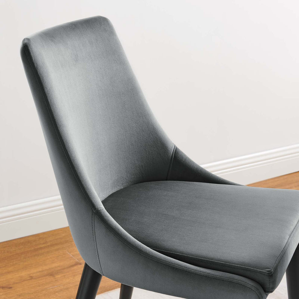 Viscount Accent Performance Velvet Dining Chairs - Set of 2 By Modway - EEI-5816 | Dining Chairs | Modishstore - 43