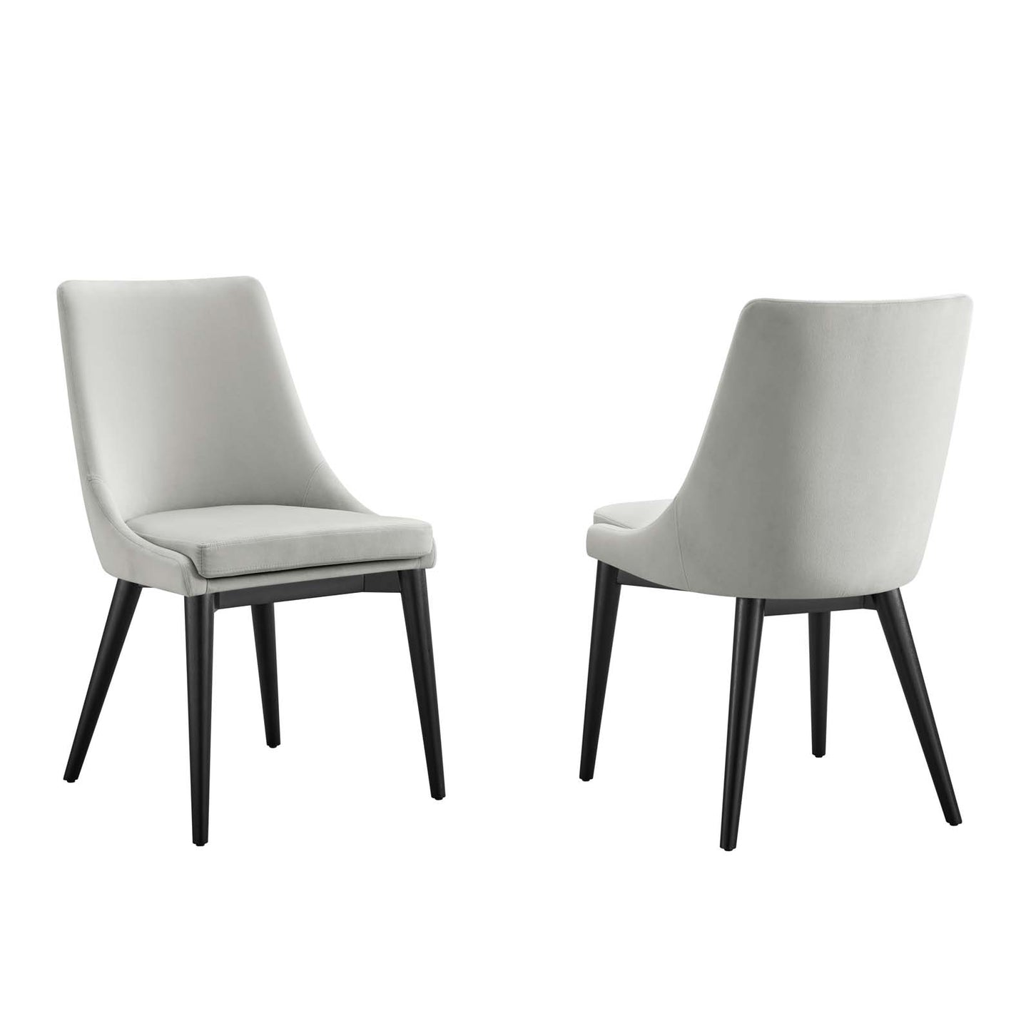 Viscount Accent Performance Velvet Dining Chairs - Set of 2 By Modway - EEI-5816 | Dining Chairs | Modishstore - 50