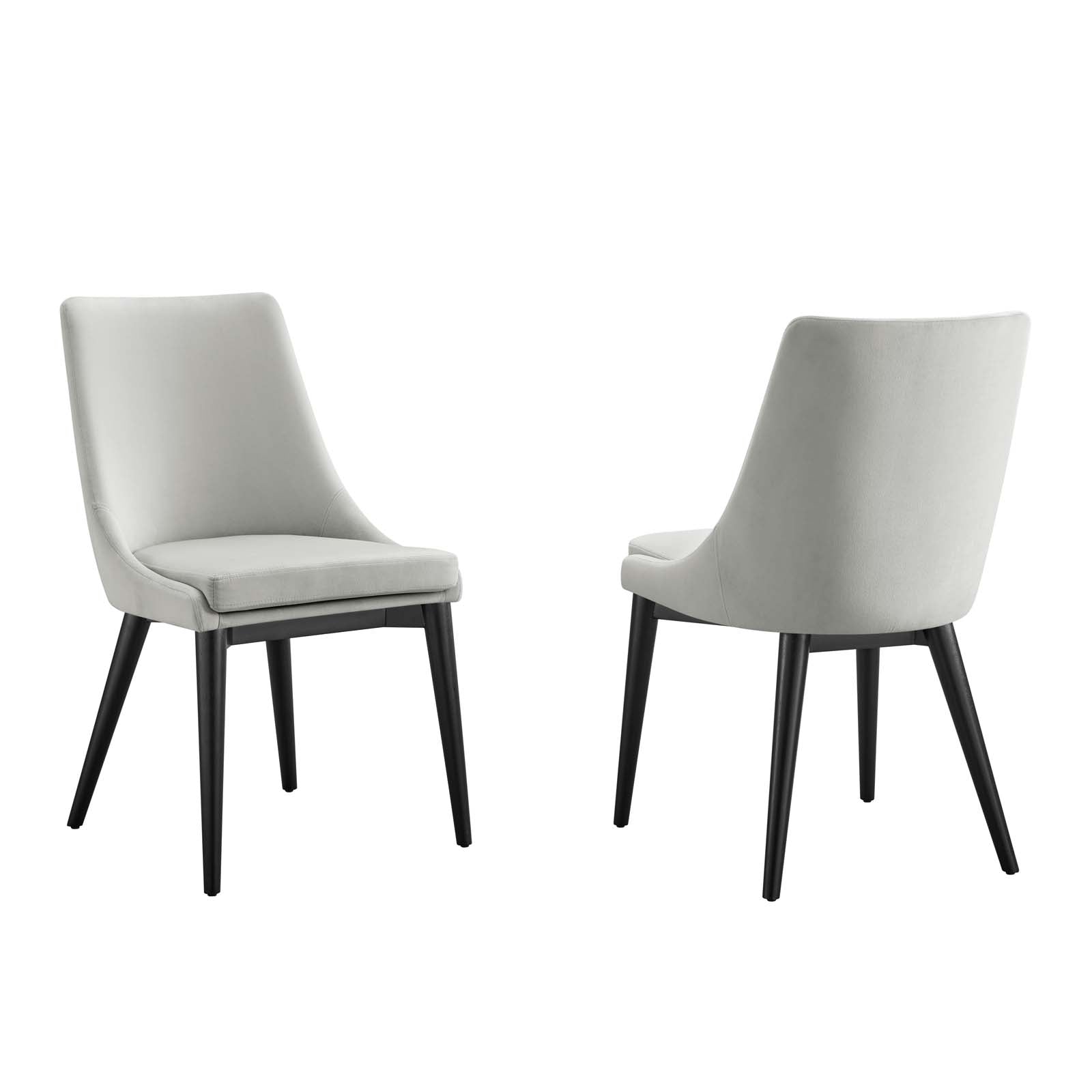 Viscount Accent Performance Velvet Dining Chairs - Set of 2 By Modway - EEI-5816 | Dining Chairs | Modishstore - 50