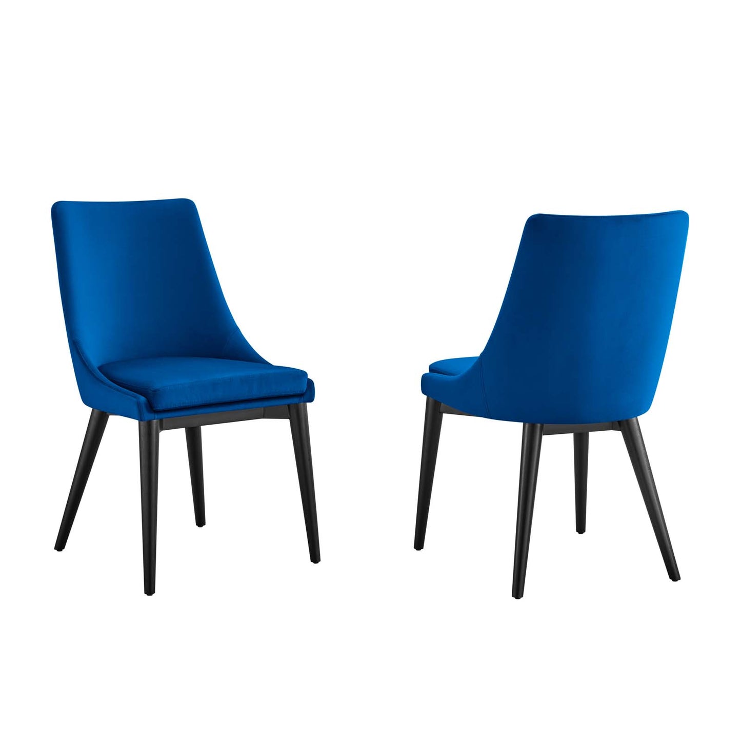 Viscount Accent Performance Velvet Dining Chairs - Set of 2 By Modway - EEI-5816 | Dining Chairs | Modishstore - 58