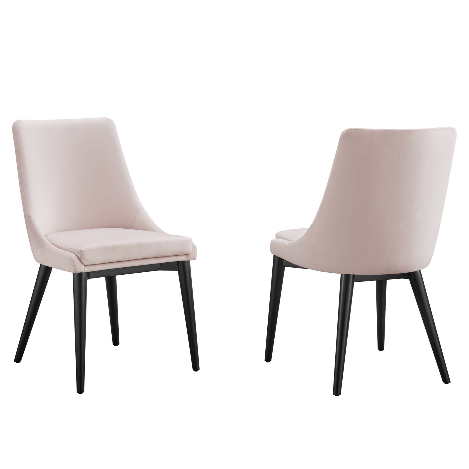 Viscount Accent Performance Velvet Dining Chairs - Set of 2 By Modway | Dining Chairs | Modishstore -66