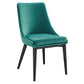 Viscount Accent Performance Velvet Dining Chairs - Set of 2 By Modway - EEI-5816 | Dining Chairs | Modishstore - 79