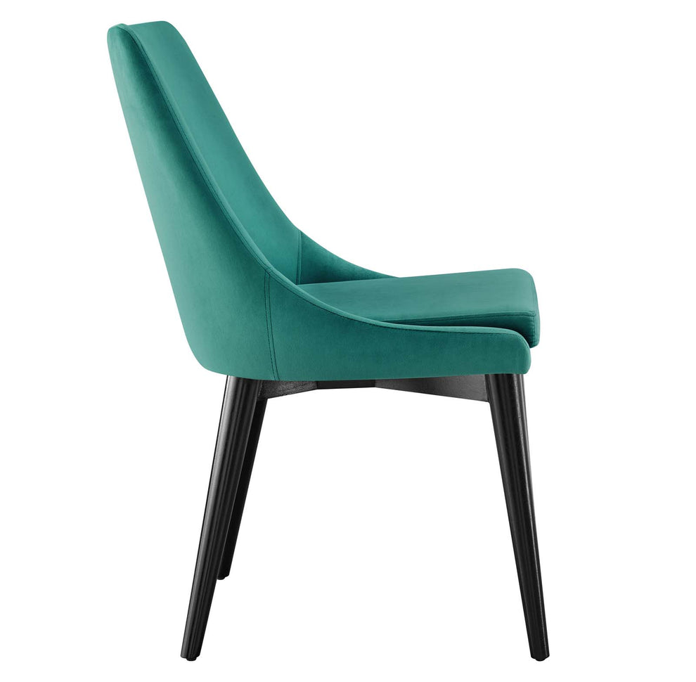 Viscount Accent Performance Velvet Dining Chairs - Set of 2 By Modway - EEI-5816 | Dining Chairs | Modishstore - 76