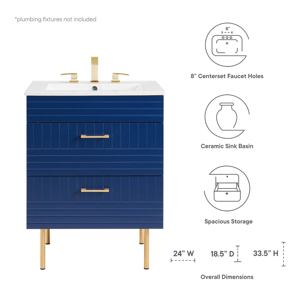 Daybreak 24" Bathroom Vanity By Modway - EEI-5817 | Bathroom Accessories | Modishstore - 8