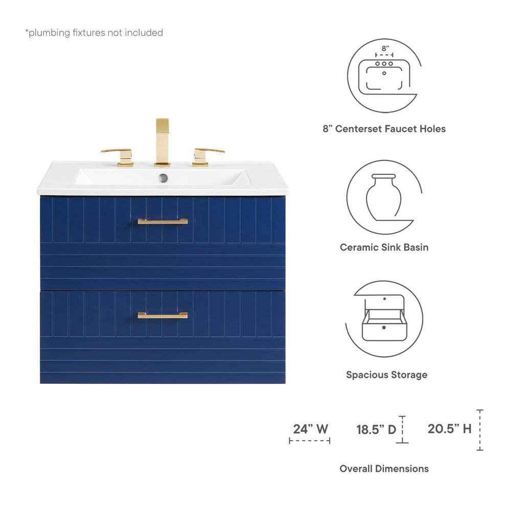 Daybreak 24" Bathroom Vanity By Modway - EEI-5818 | Bathroom Accessories | Modishstore - 8