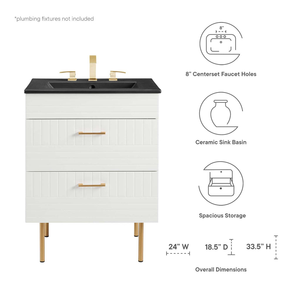 Daybreak 24" Bathroom Vanity By Modway - EEI-5819 | Bathroom Accessories | Modishstore - 32