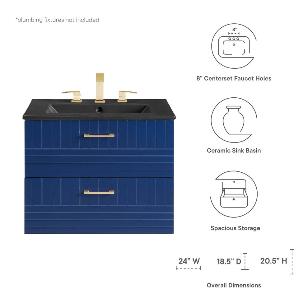 Daybreak 24" Bathroom Vanity By Modway - EEI-5820 | Bathroom Accessories | Modishstore - 8