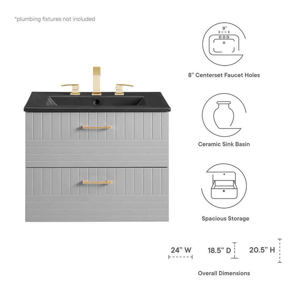 Daybreak 24" Bathroom Vanity By Modway - EEI-5820 | Bathroom Accessories | Modishstore - 24