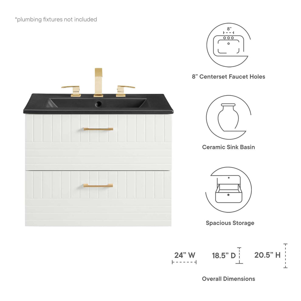 Daybreak 24" Bathroom Vanity By Modway - EEI-5820 | Bathroom Accessories | Modishstore - 32