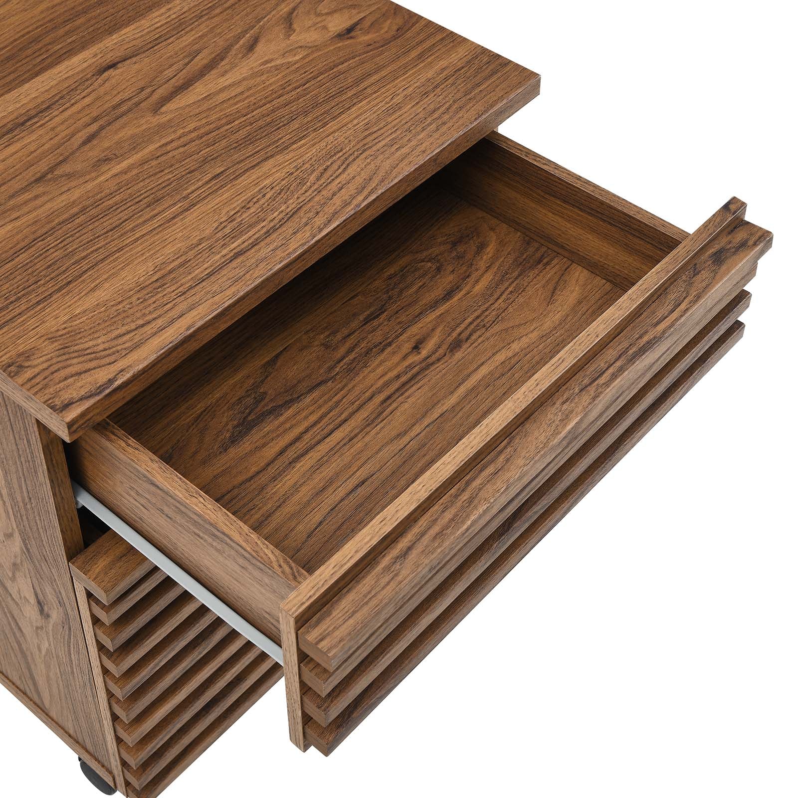 Render Wood Desk and File Cabinet Set By Modway - EEI-5821 | Desks | Modishstore - 3