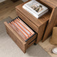 Render Wood Desk And File Cabinet Set By Modway - EEI-5821-WAL | Desks |  Modishstore - 8
