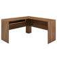 Envision Wood Desk And File Cabinet Set By Modway - EEI-5823-WAL-WHI | Desks |  Modishstore - 12