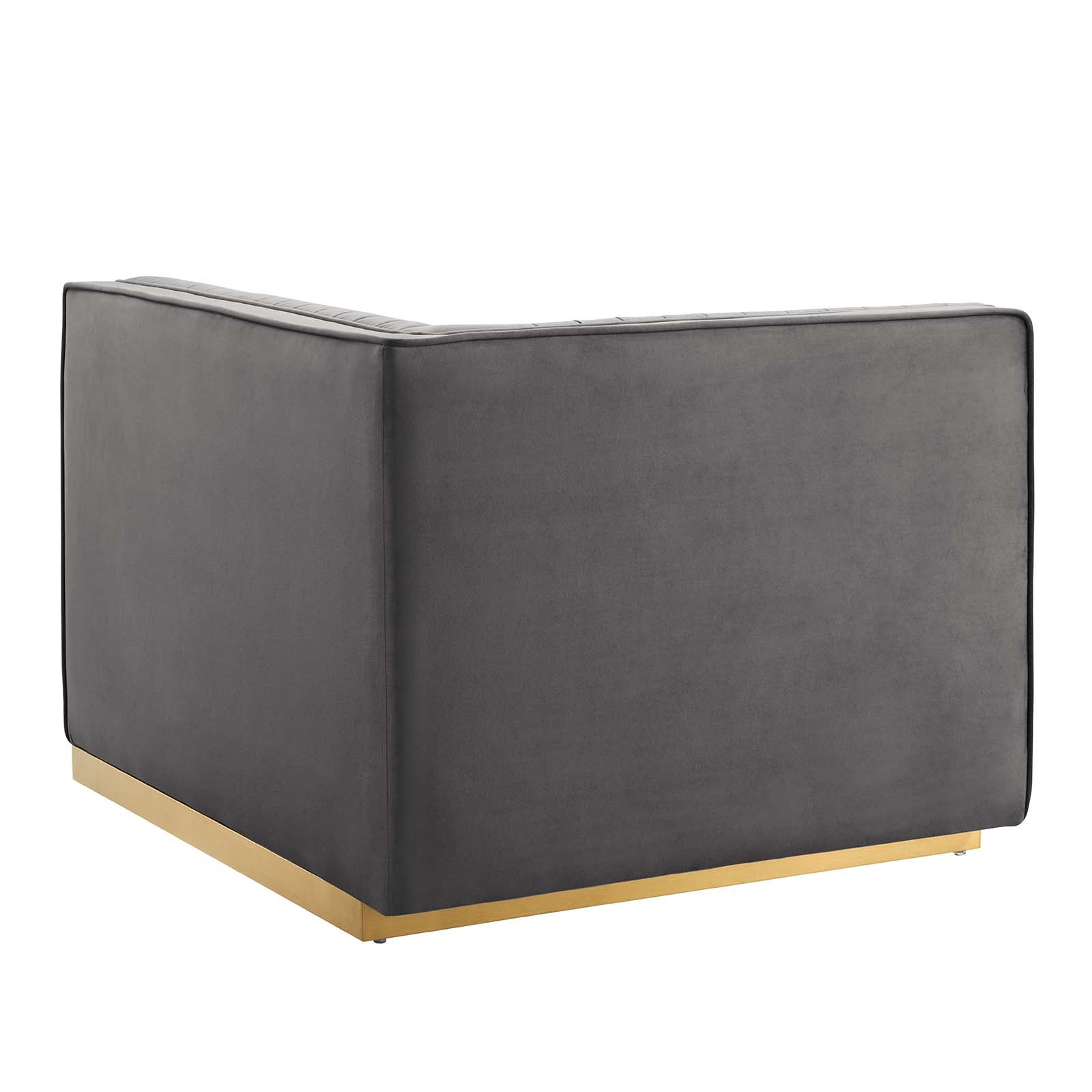 Sanguine Channel Tufted Performance Velvet 3-Seat Modular Sectional Sofa By Modway - EEI-5825 | Sectional | Modishstore - 21