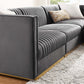 Sanguine Channel Tufted Performance Velvet 4-Piece Modular Sectional Sofa By Modway - EEI-5826 | Sectional | Modishstore - 18