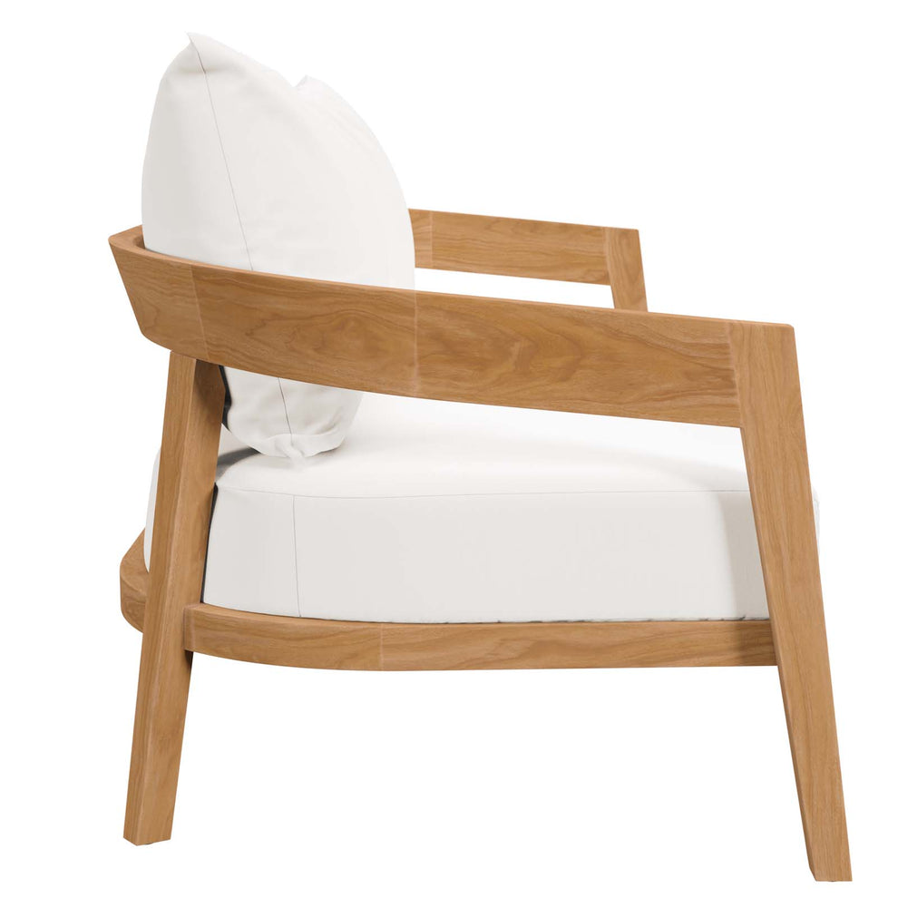 Brisbane 6-Piece Teak Wood Outdoor Patio Outdoor Patio Set By Modway - EEI-5833 | Outdoor Sofas, Loveseats & Sectionals | Modishstore - 55