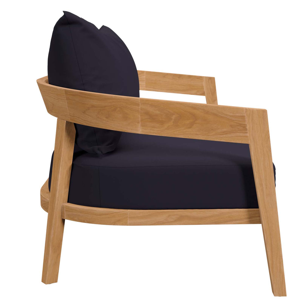 Brisbane 3-Piece Teak Wood Outdoor Patio Outdoor Patio Set By Modway - EEI-5834 | Outdoor Sofas, Loveseats & Sectionals | Modishstore - 28