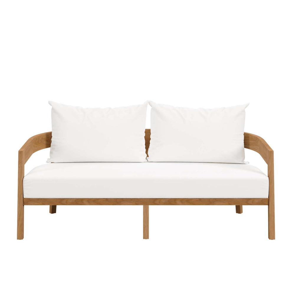 Brisbane 3-Piece Teak Wood Outdoor Patio Outdoor Patio Set By Modway - EEI-5834 | Outdoor Sofas, Loveseats & Sectionals | Modishstore - 40