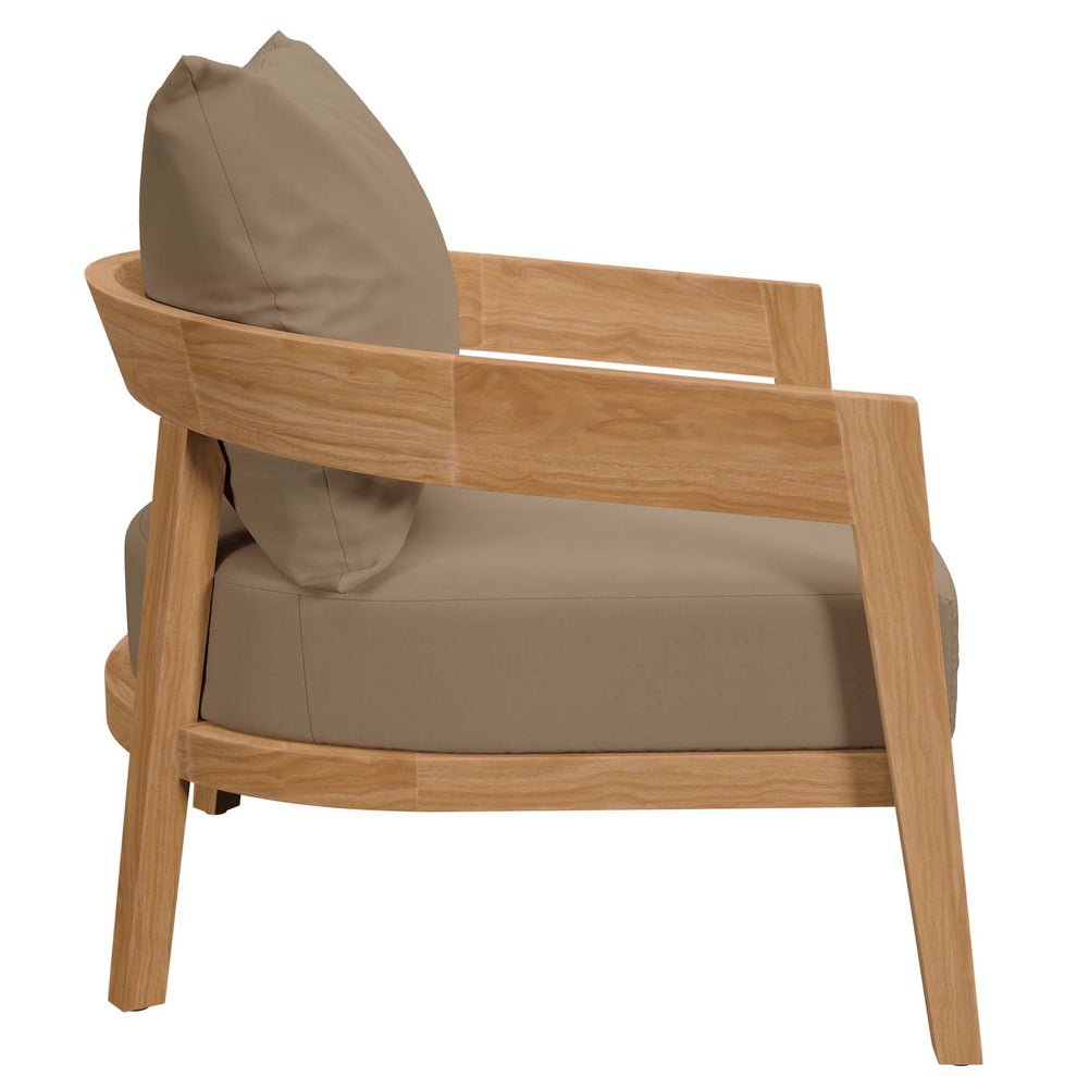 Brisbane 3-Piece Teak Wood Outdoor Patio Outdoor Patio Set By Modway - EEI-5835 | Outdoor Sofas, Loveseats & Sectionals | Modishstore - 17