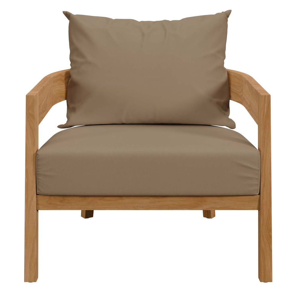 Brisbane 3-Piece Teak Wood Outdoor Patio Outdoor Patio Set By Modway - EEI-5835 | Outdoor Sofas, Loveseats & Sectionals | Modishstore - 19