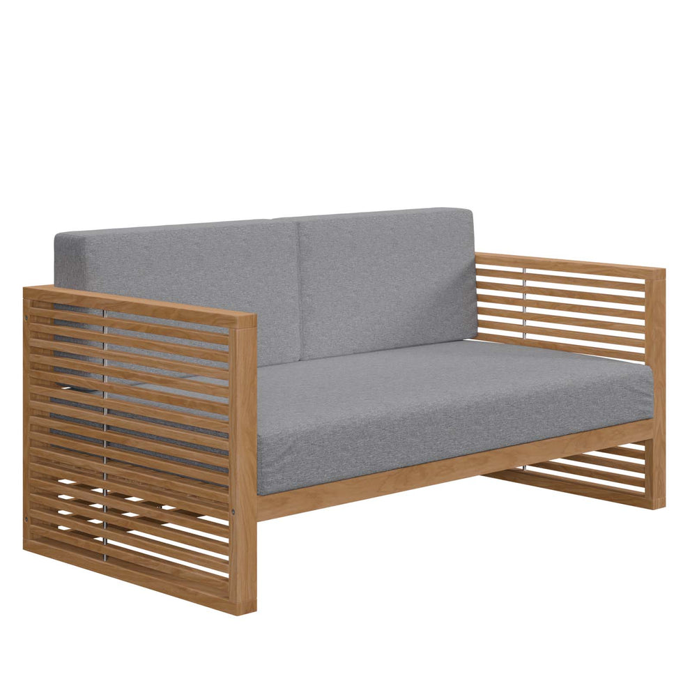 Carlsbad 6-Piece Teak Wood Outdoor Patio Outdoor Patio Set By Modway - EEI-5836 | Outdoor Sofas, Loveseats & Sectionals | Modishstore - 11