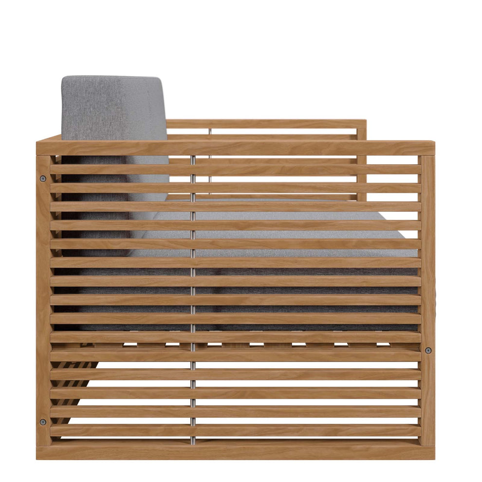 Carlsbad 6-Piece Teak Wood Outdoor Patio Outdoor Patio Set By Modway - EEI-5836 | Outdoor Sofas, Loveseats & Sectionals | Modishstore - 12