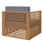 Carlsbad 6-Piece Teak Wood Outdoor Patio Outdoor Patio Set By Modway - EEI-5836 | Outdoor Sofas, Loveseats & Sectionals | Modishstore - 14