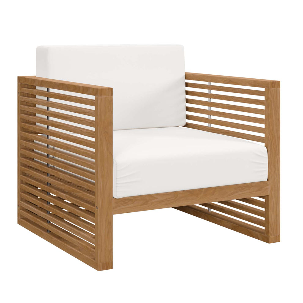 Carlsbad 6-Piece Teak Wood Outdoor Patio Outdoor Patio Set By Modway - EEI-5836 | Outdoor Sofas, Loveseats & Sectionals | Modishstore - 45