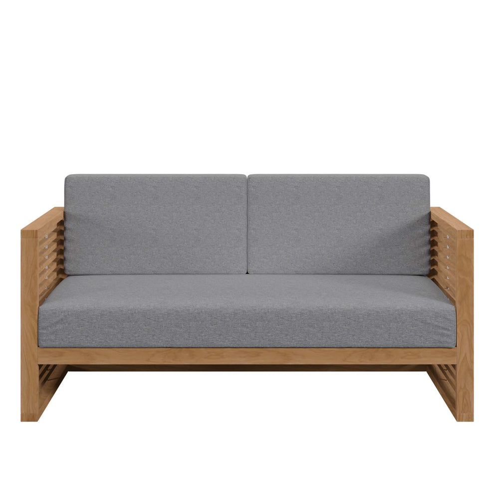 Carlsbad 3-Piece Teak Wood Outdoor Patio Outdoor Patio Set By Modway - EEI-5837 | Outdoor Sofas, Loveseats & Sectionals | Modishstore - 9