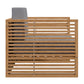 Carlsbad 3-Piece Teak Wood Outdoor Patio Outdoor Patio Set By Modway - EEI-5837 | Outdoor Sofas, Loveseats & Sectionals | Modishstore - 12