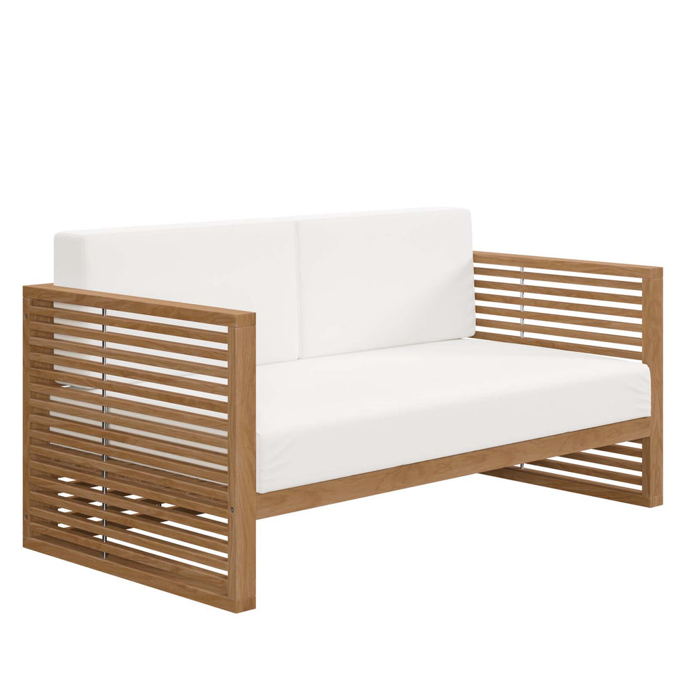 Carlsbad 3-Piece Teak Wood Outdoor Patio Outdoor Patio Set By Modway - EEI-5837 | Outdoor Sofas, Loveseats & Sectionals | Modishstore - 33