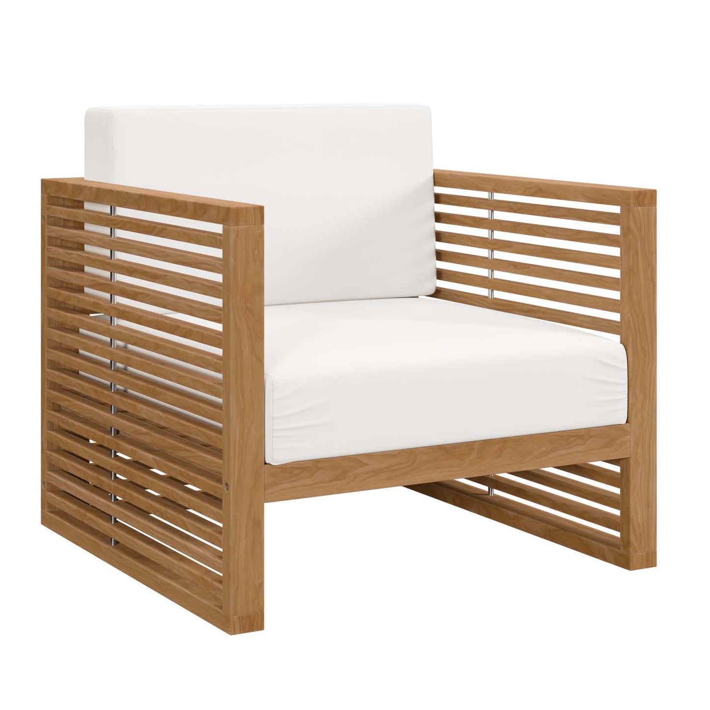Carlsbad 3-Piece Teak Wood Outdoor Patio Outdoor Patio Set By Modway - EEI-5837 | Outdoor Sofas, Loveseats & Sectionals | Modishstore - 35