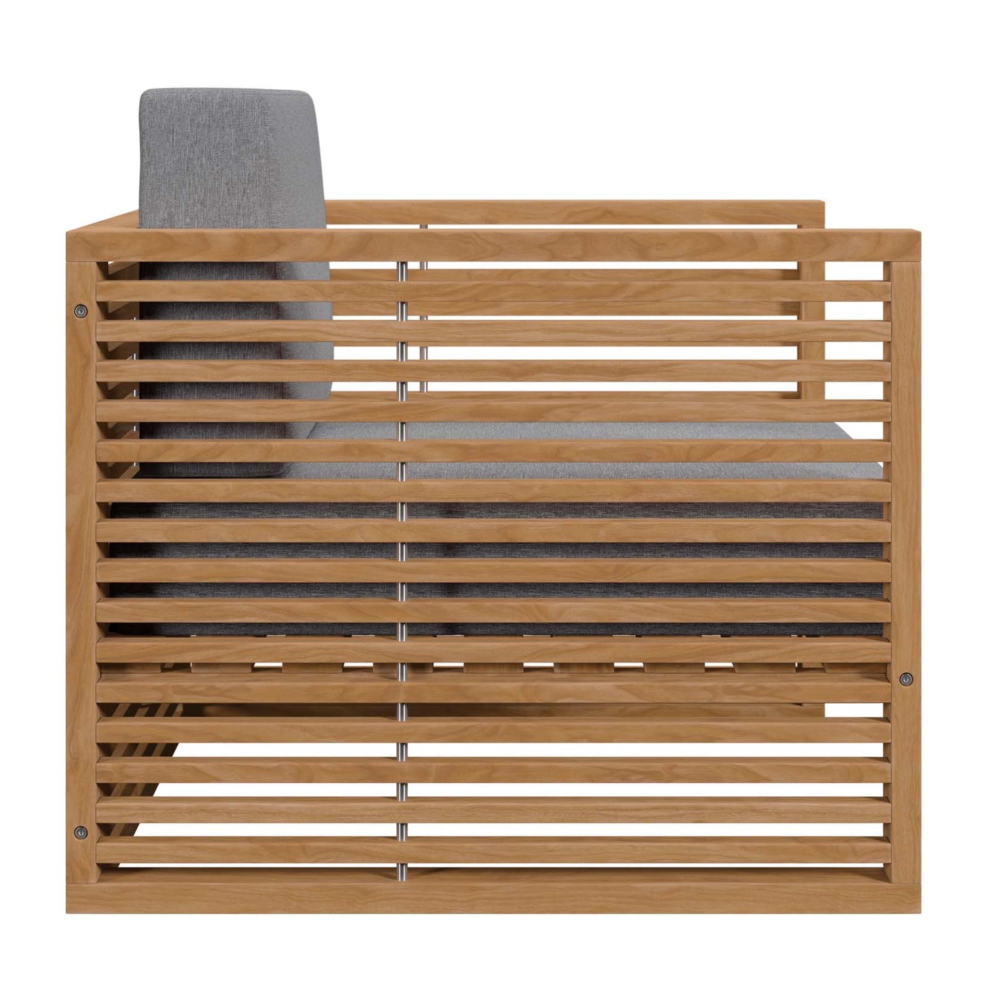 Carlsbad 3-Piece Teak Wood Outdoor Patio Outdoor Patio Set By Modway - EEI-5838 | Outdoor Sofas, Loveseats & Sectionals | Modishstore - 6