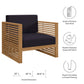 Carlsbad 3-Piece Teak Wood Outdoor Patio Outdoor Patio Set By Modway - EEI-5838 | Outdoor Sofas, Loveseats & Sectionals | Modishstore - 14