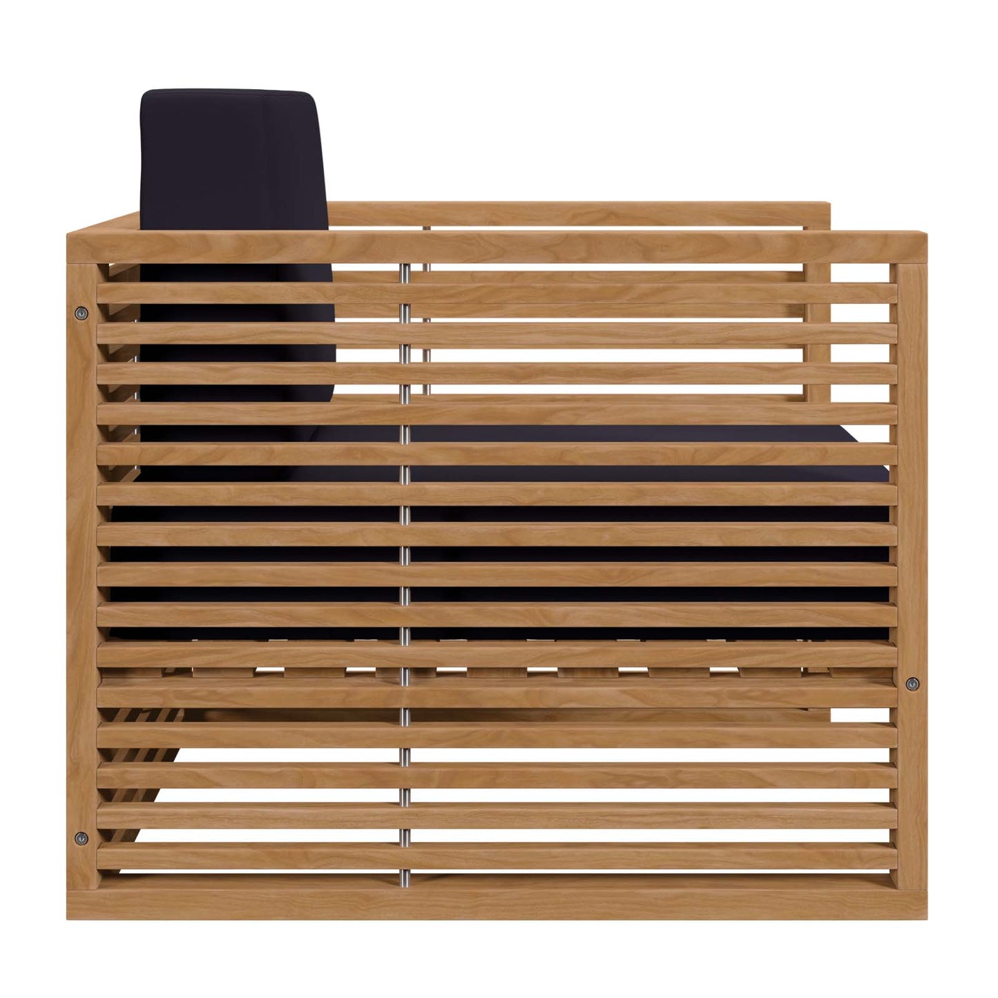 Carlsbad 3-Piece Teak Wood Outdoor Patio Outdoor Patio Set By Modway - EEI-5838 | Outdoor Sofas, Loveseats & Sectionals | Modishstore - 17