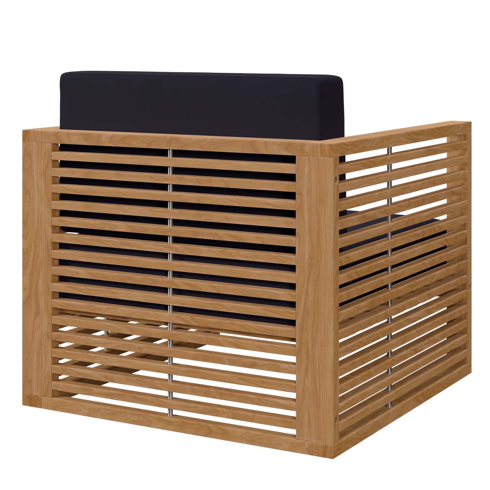 Carlsbad 3-Piece Teak Wood Outdoor Patio Outdoor Patio Set By Modway - EEI-5838 | Outdoor Sofas, Loveseats & Sectionals | Modishstore - 18