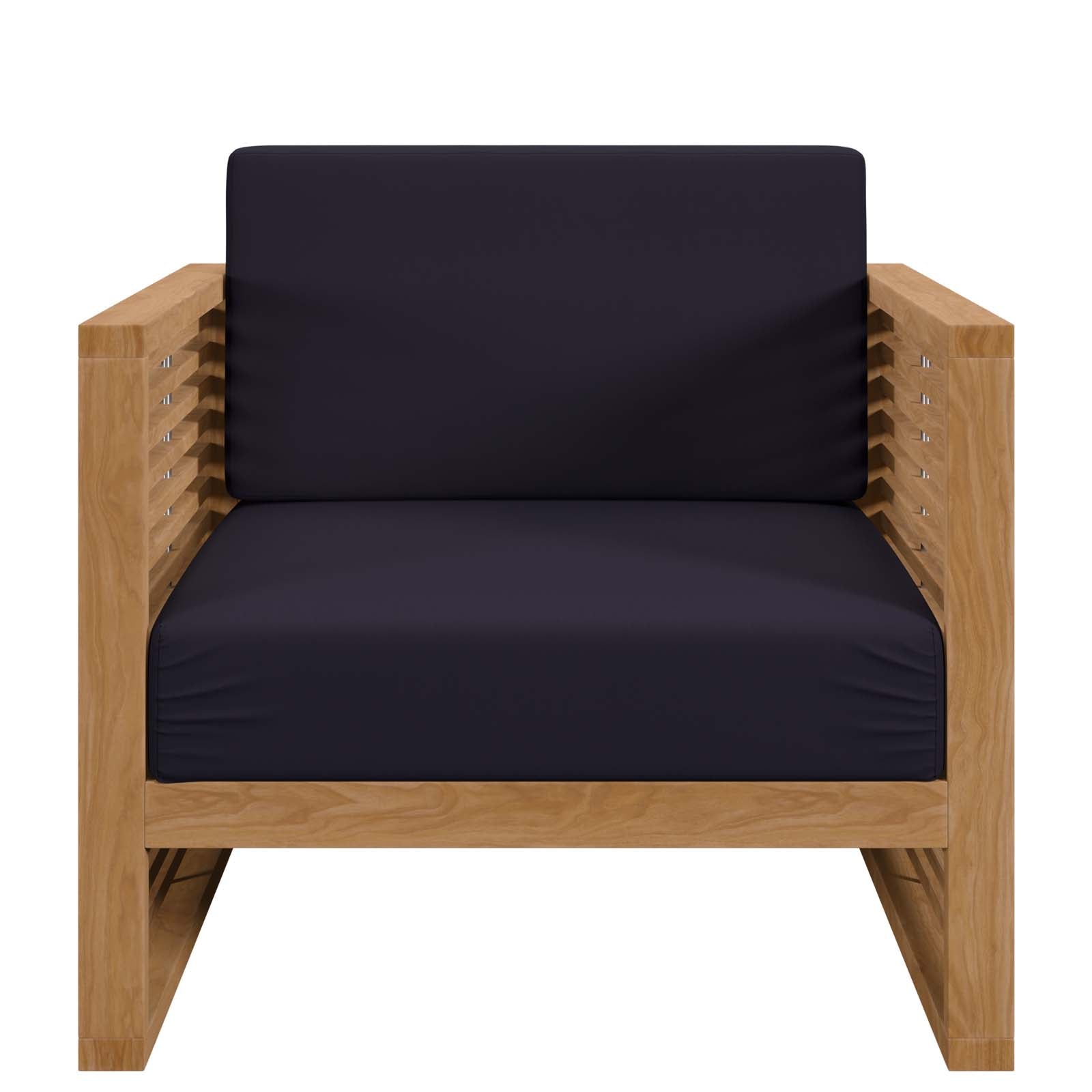 Carlsbad 3-Piece Teak Wood Outdoor Patio Outdoor Patio Set By Modway - EEI-5838 | Outdoor Sofas, Loveseats & Sectionals | Modishstore - 19