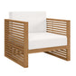 Carlsbad 3-Piece Teak Wood Outdoor Patio Outdoor Patio Set By Modway - EEI-5838 | Outdoor Sofas, Loveseats & Sectionals | Modishstore - 27
