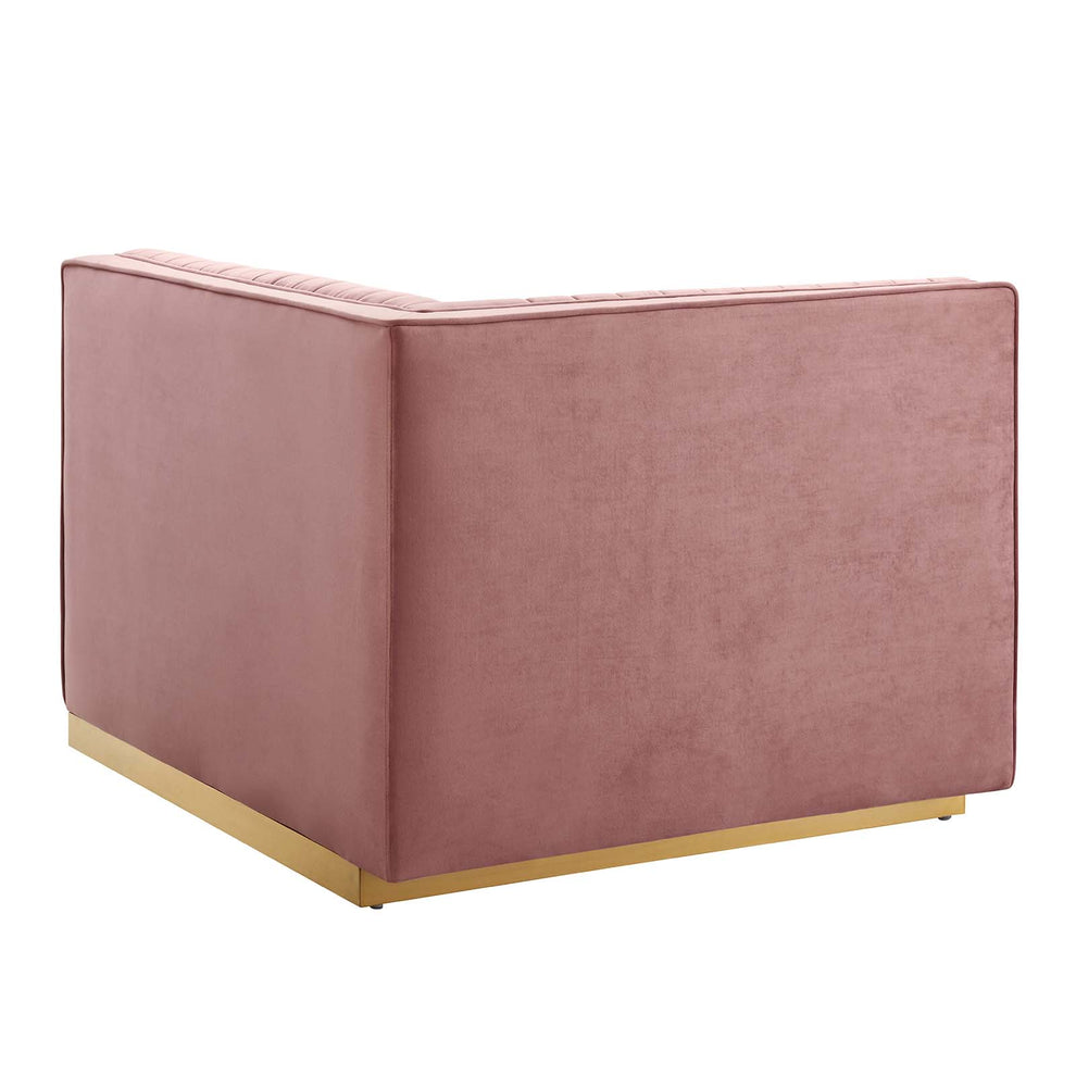 Sanguine Channel Tufted Performance Velvet 6-Piece Modular Sectional Sofa By Modway - EEI-5841 | Sectional | Modishstore - 12