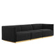 Conjure Channel Tufted Performance Velvet Sofa By Modway - EEI-5843 | Sofas | Modishstore - 2