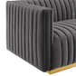 Conjure Channel Tufted Performance Velvet Sofa By Modway - EEI-5843 | Sofas | Modishstore - 36