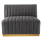 Conjure Channel Tufted Performance Velvet Sofa By Modway - EEI-5843 | Sofas | Modishstore - 39