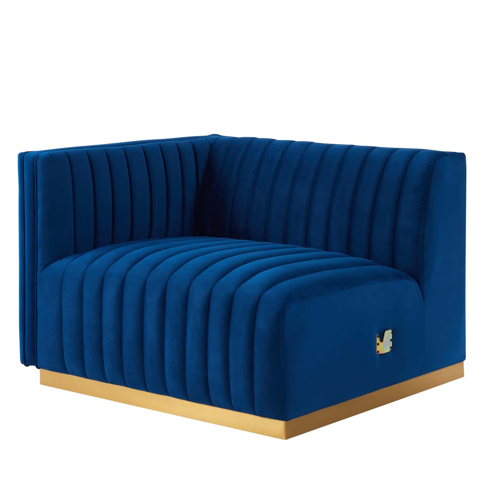 Conjure Channel Tufted Performance Velvet Sofa By Modway - EEI-5843 | Sofas | Modishstore - 47