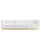 Conjure Channel Tufted Performance Velvet Sofa By Modway - EEI-5843 | Sofas | Modishstore - 59