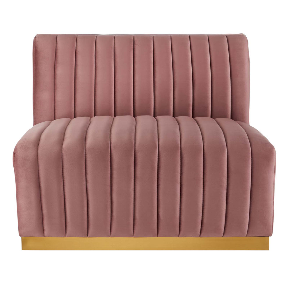 Conjure Channel Tufted Performance Velvet 4-Piece Sofa By Modway - EEI-5845 | Sofas | Modishstore - 26
