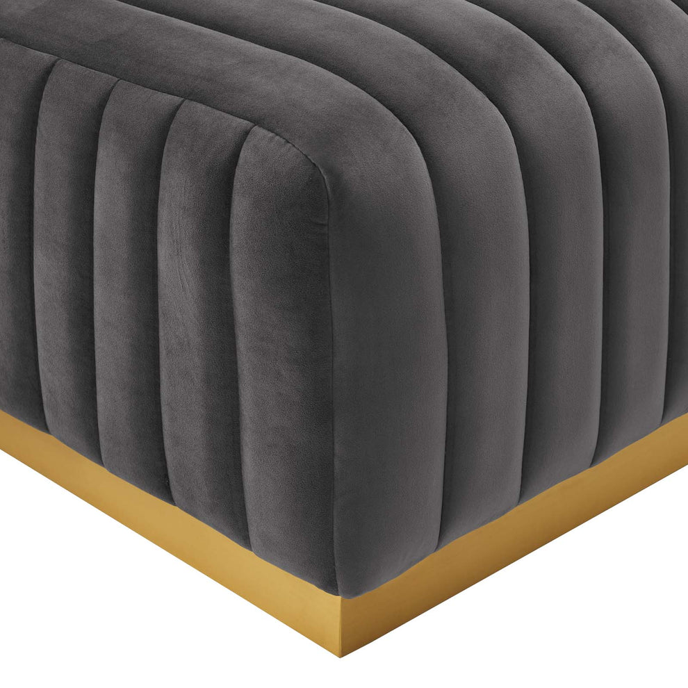 Conjure Channel Tufted Performance Velvet 6-Piece Sectional By Modway - EEI-5846 | Sectional | Modishstore - 38